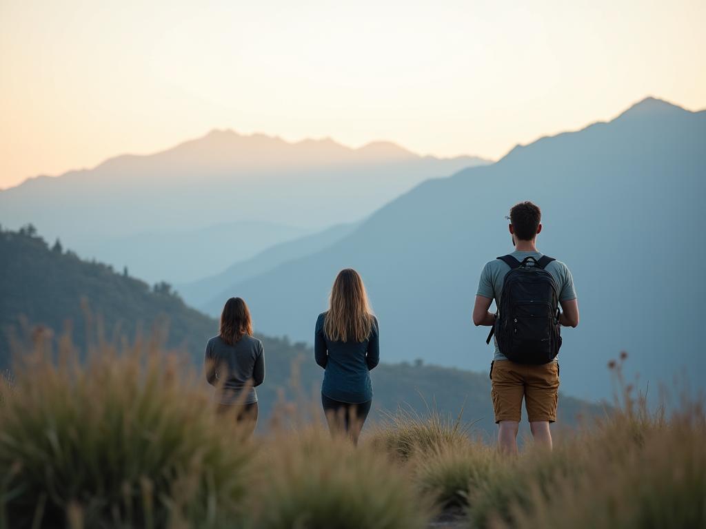 Mindful hiking Sierra Nevada